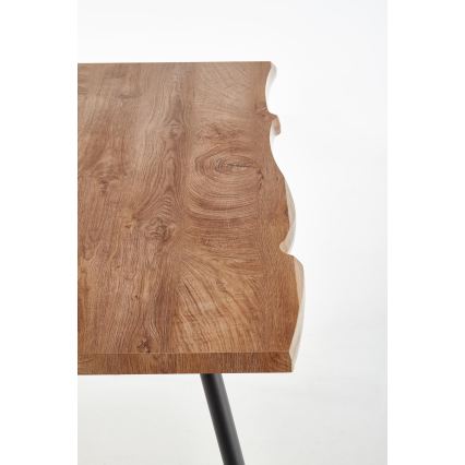 Tavolo da pranzo SOLACE rovere/nero