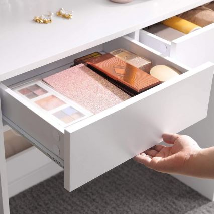 Tavolo da trucco HEBA bianco