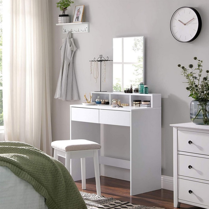 Tavolo da trucco HEBA bianco