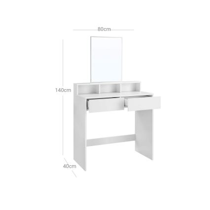 Tavolo da trucco HEBA bianco