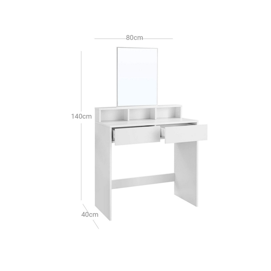 Tavolo da trucco HEBA bianco