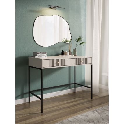 Tavolo da trucco LUE beige/nero