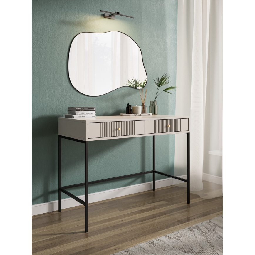 Tavolo da trucco LUE beige/nero