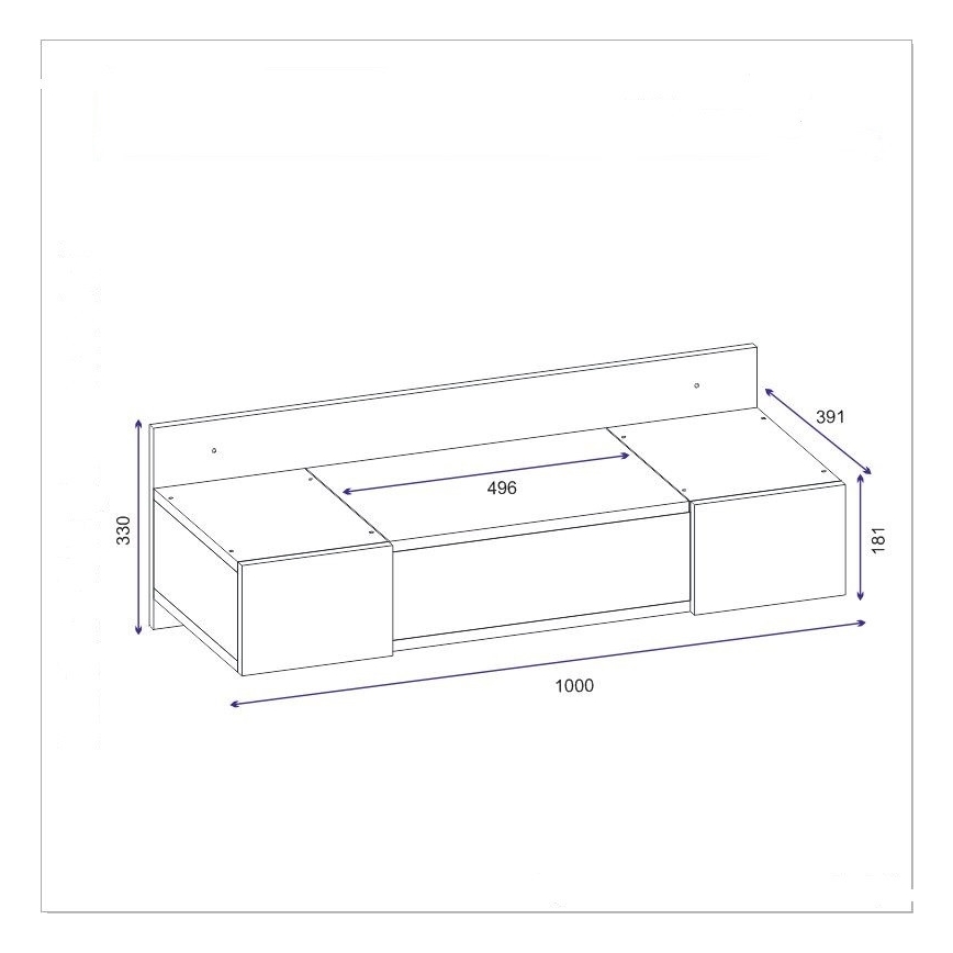 Tavolo trucco Bravo 120x45cm - KARE