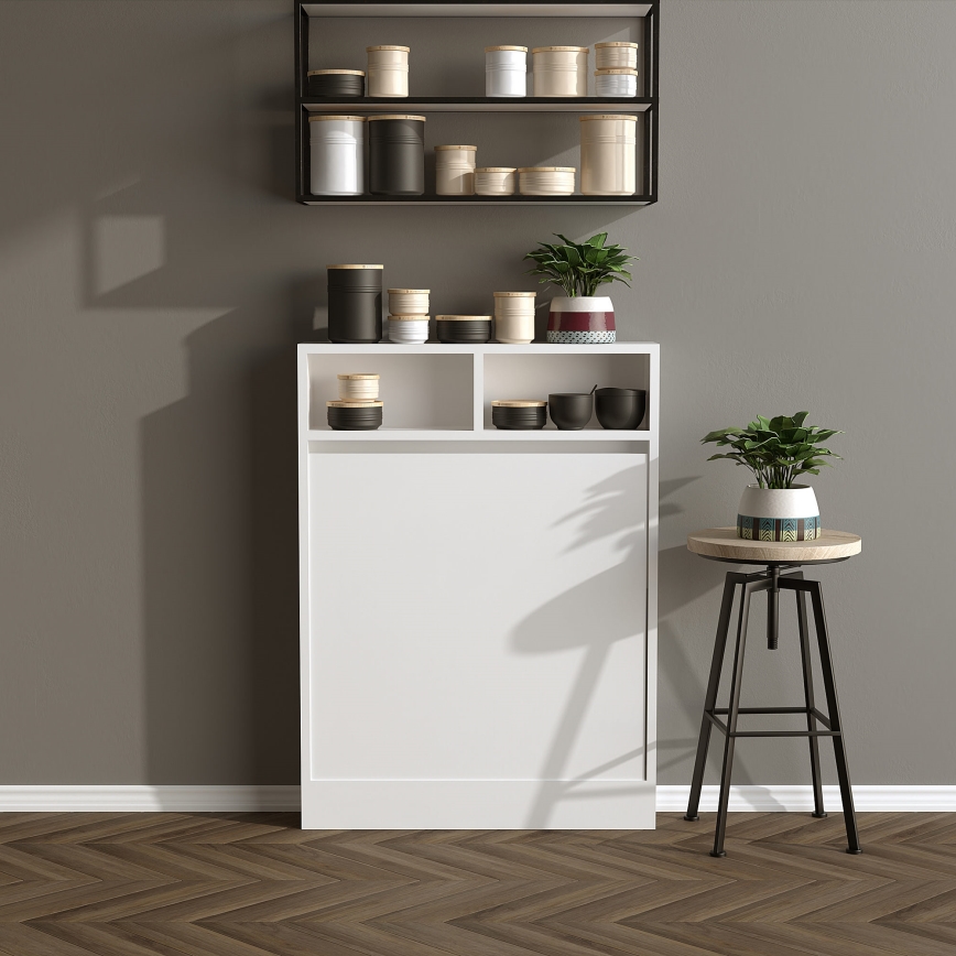 Tavolo pieghevole STAFFA 96 x 70 cm bianco