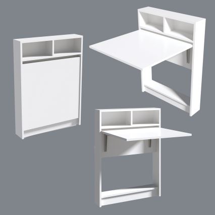 Tavolo pieghevole STAFFA 96 x 70 cm bianco