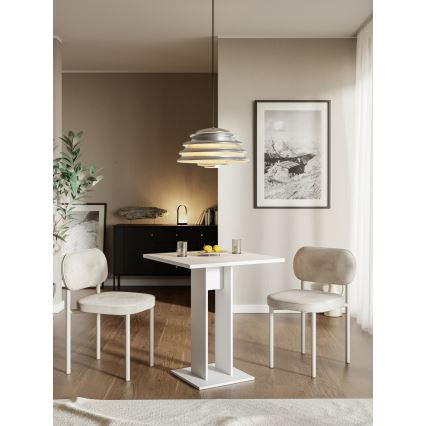 Tavolo STRAPO 68x68 cm bianco