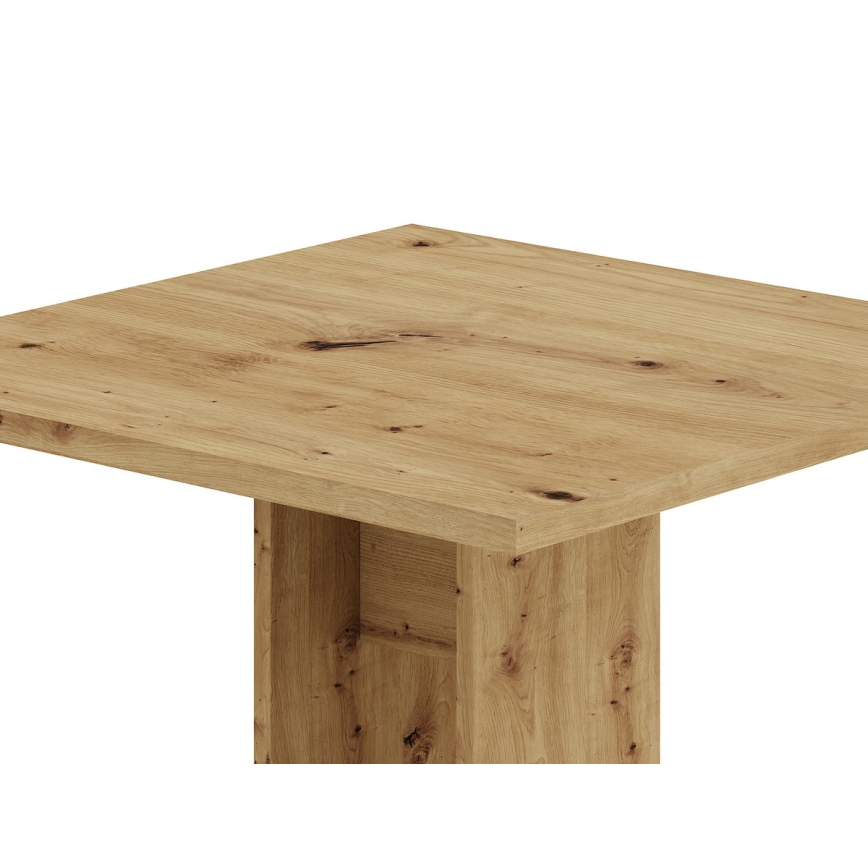 Tavolo STRAPO  68x68 cm rovere artisan