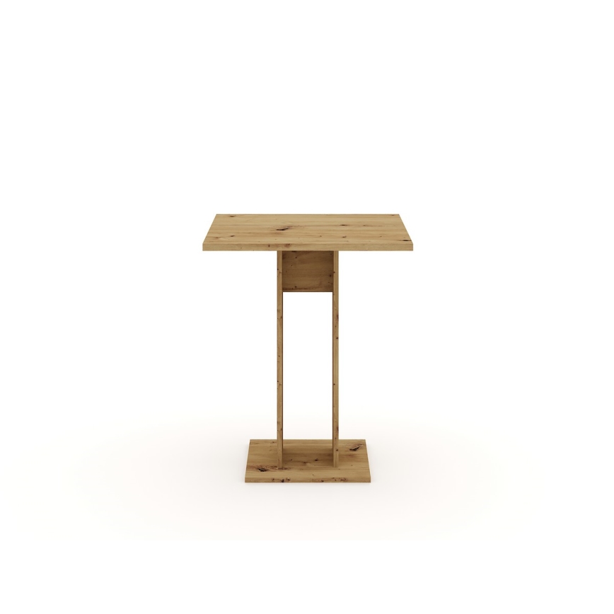 Tavolo STRAPO  68x68 cm rovere artisan