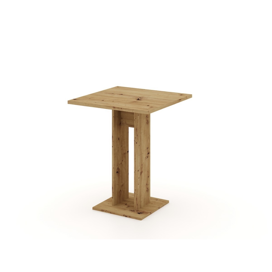 Tavolo STRAPO  68x68 cm rovere artisan
