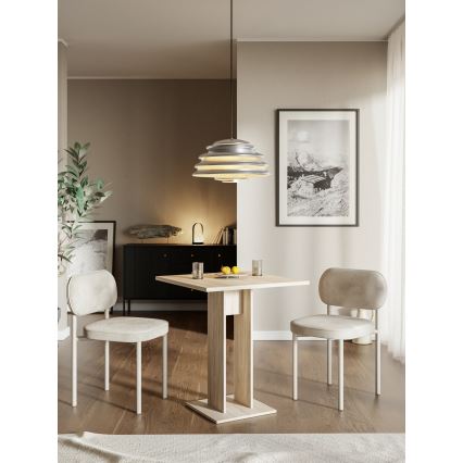 Tavolo STRAPO 68x68 cm rovere sonoma