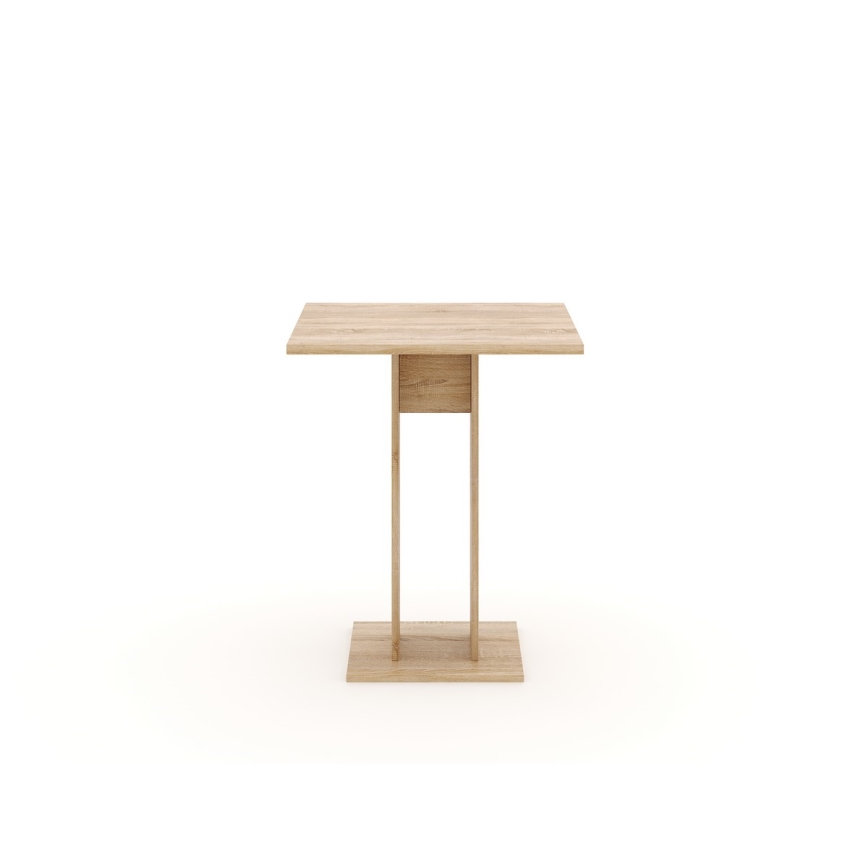 Tavolo STRAPO 68x68 cm rovere sonoma