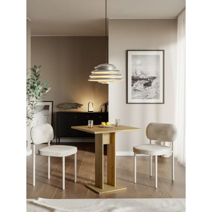 Tavolo STRAPO 68x68 cm rovere Wotan