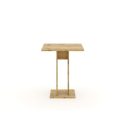 Tavolo STRAPO 68x68 cm rovere Wotan