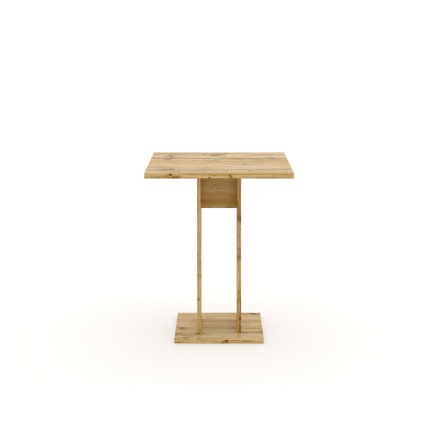 Tavolo STRAPO 68x68 cm rovere Wotan