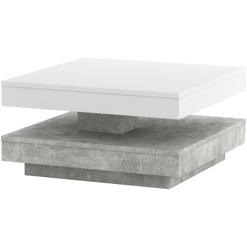 Tavolo TIMO bianco/grigio effetto cemento