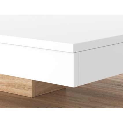 Tavolo TIMO bianco/rovere sonoma