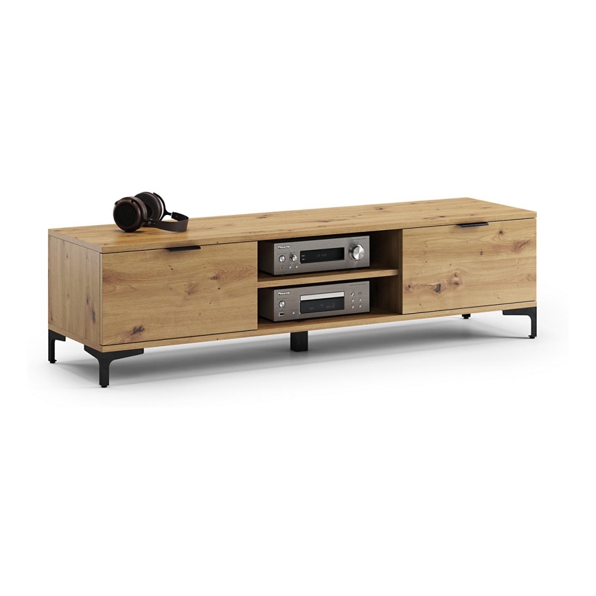 Tavolo TV LORA quercia artisan