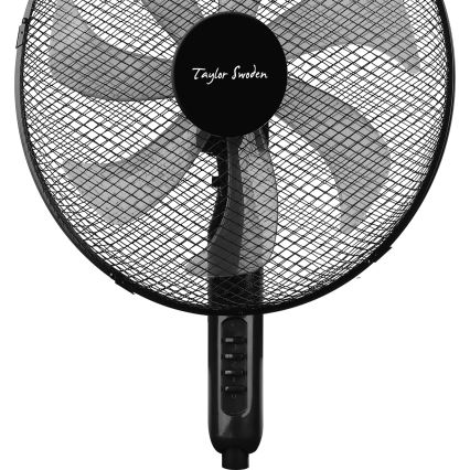Taylor Swoden - Ventilatore a piantana 50W/230V 122 cm nero