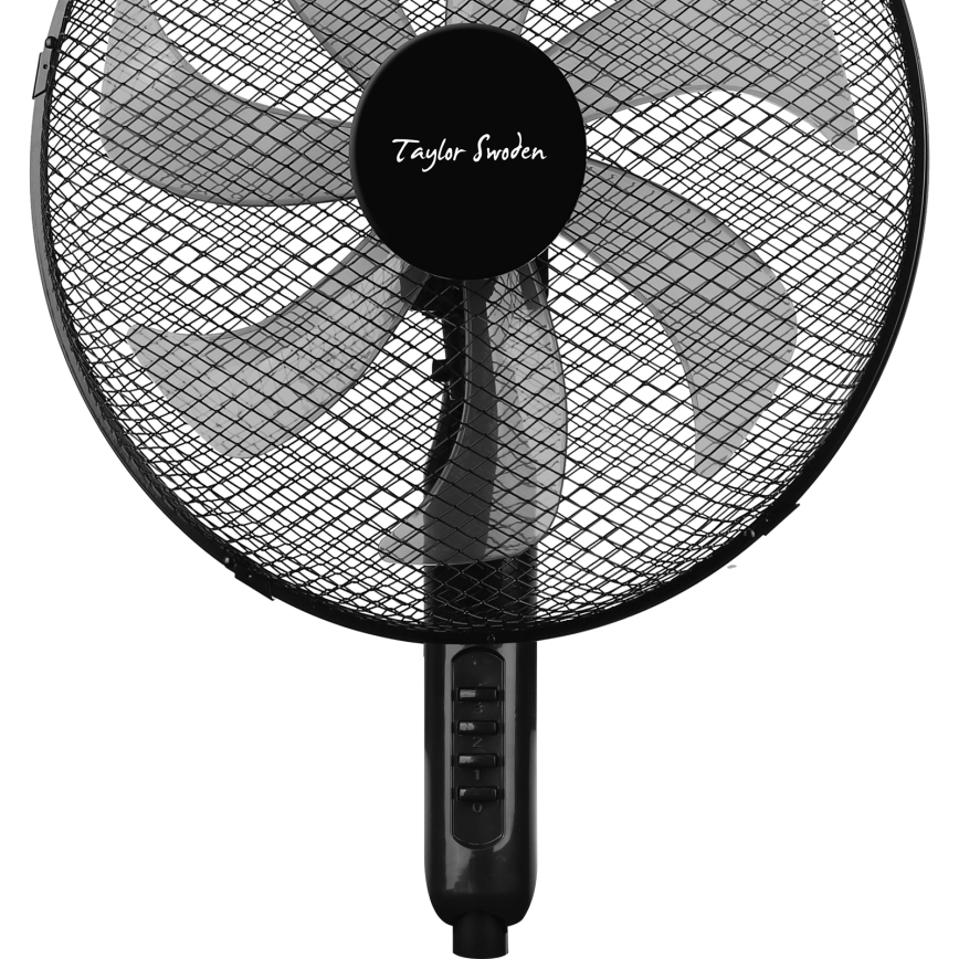 Taylor Swoden - Ventilatore a piantana 50W/230V 122 cm nero