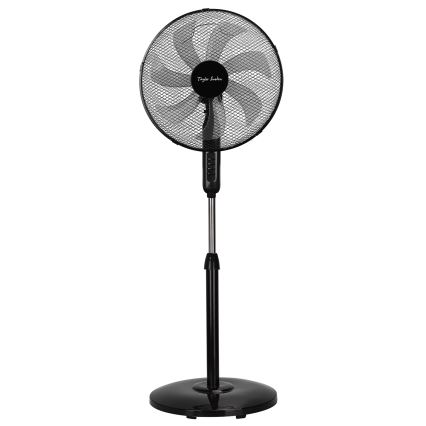 Taylor Swoden - Ventilatore a piantana 50W/230V 122 cm nero