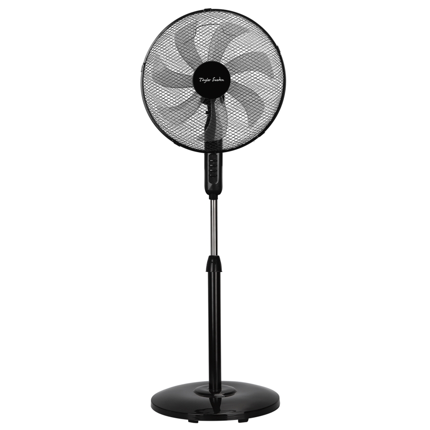 Taylor Swoden - Ventilatore a piantana 50W/230V 122 cm nero