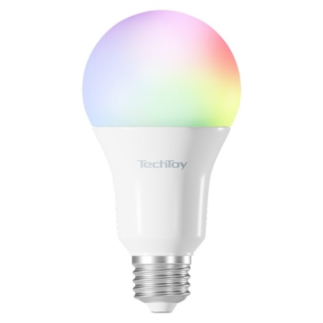 TechToy - Lampadina LED RGB Smart dimmerabile E27/11W/230V 2700-6500K Wi-Fi