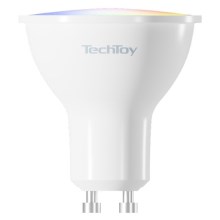 TechToy - Lampadina LED RGB Smart dimmerabile GU10/4,5W/230V 2700-6500K Wi-Fi