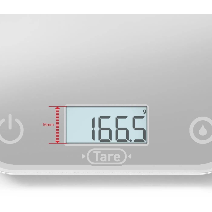 Tefal - Bilancia da cucina OPTISS 2xAAA grigio