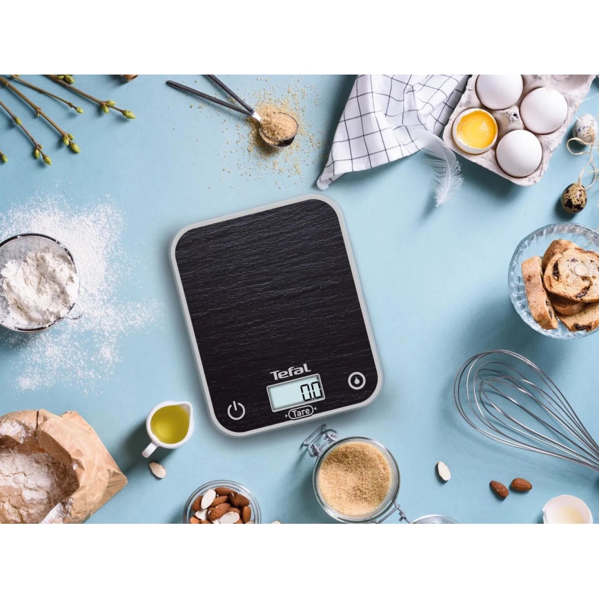 Tefal - Bilancia da cucina OPTISS 2xAAA nero