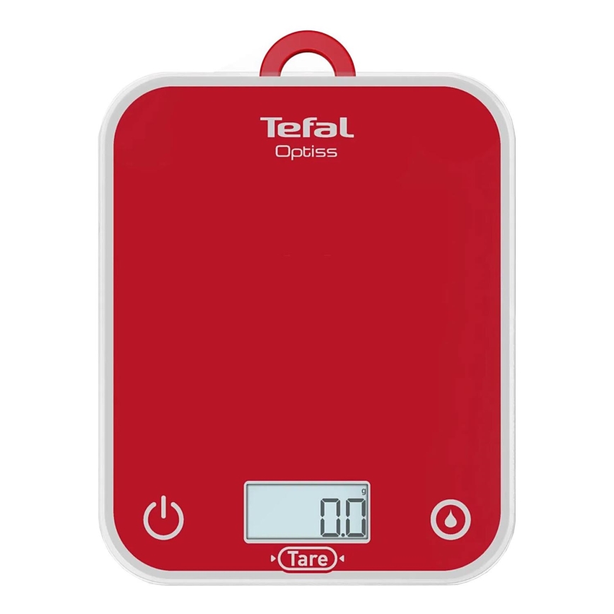 Tefal - Bilancia da cucina OPTISS 2xAAA rosso