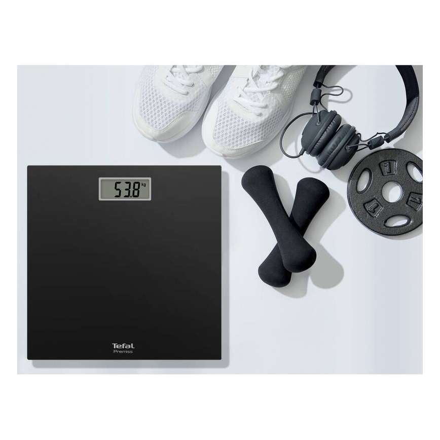 Tefal - Bilancia personale PREMISS 1xCR2032 nero