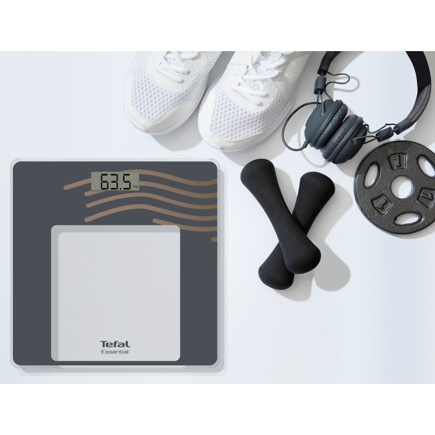 Tefal - Bilancia pesapersone Essential DUNES COLLECTION 1xAAA