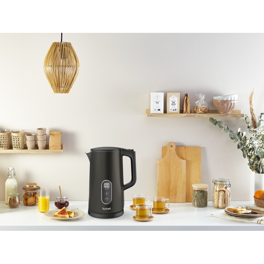 Tefal - Bollitore elettrico DIGITAL 1,7 l 1800W/230V