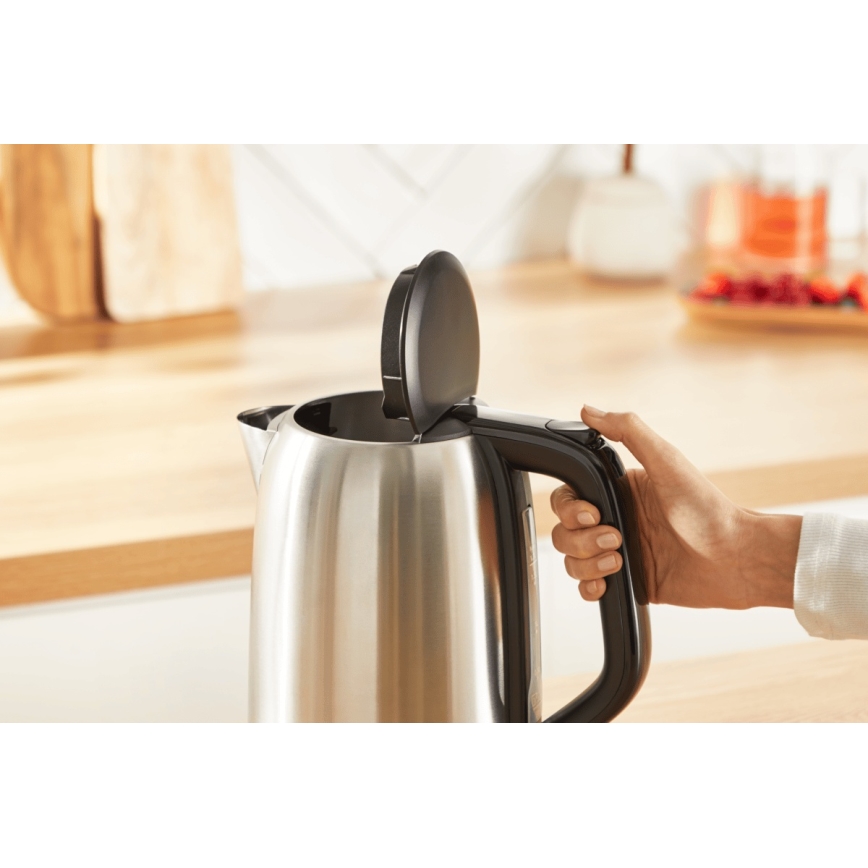 Tefal - Bollitore SUBITO 1,7l 2400W/230V acciaio inossidabile/nero