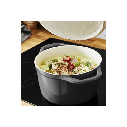 Tefal - Casseruola con coperchio AIR 20 cm antracite