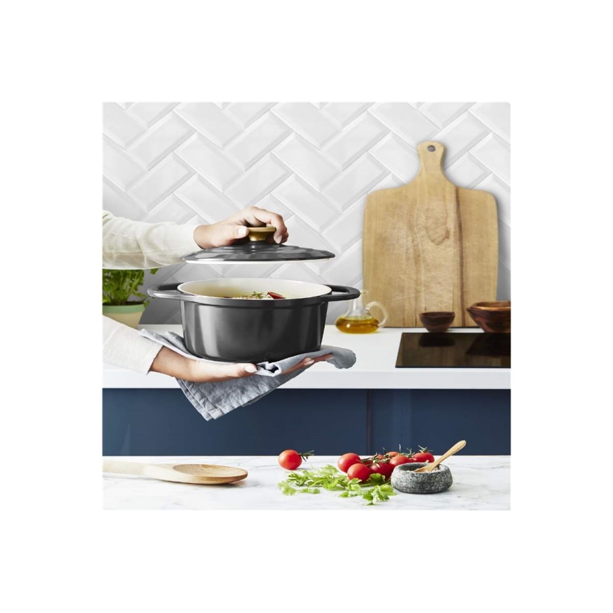 Tefal - Casseruola con coperchio AIR 20 cm antracite