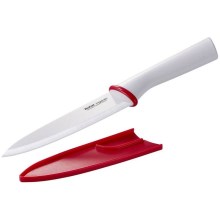 Tefal - Ceramica coltello chef INGENIO 16 cm bianco/rosso
