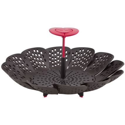 Tefal - Cestello per cottura a vapore INGENIO nero/rosso
