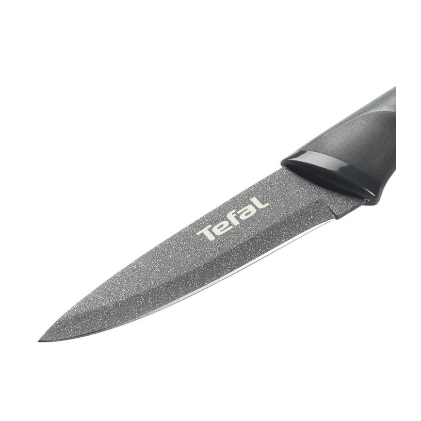 Tefal - Coltello da intaglio in acciaio inox FRESH KITCHEN 9 cm grigio/verde