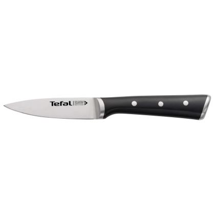 Tefal - Coltello da intaglio in acciaio inox ICE FORCE 9 cm cromo/nero