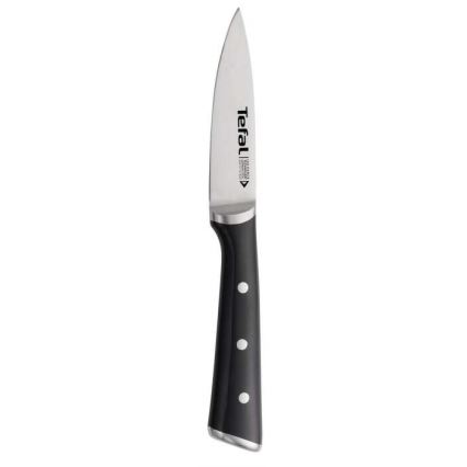 Tefal - Coltello da intaglio in acciaio inox ICE FORCE 9 cm cromo/nero