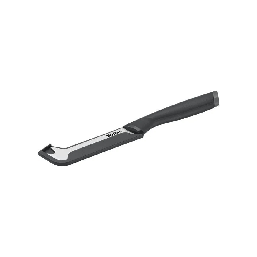 Tefal - Coltello per formaggio in acciaio inox COMFORT 12 cm cromo lucido/nero