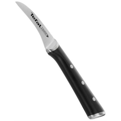 Tefal - Coltello per intaglio in acciaio inox ICE FORCE 7 cm cromo lucido/nero