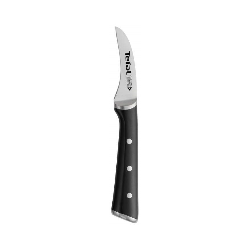 Tefal - Coltello per intaglio in acciaio inox ICE FORCE 7 cm cromo lucido/nero