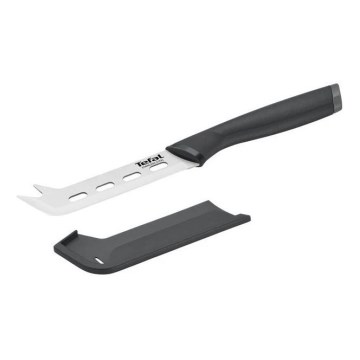 Tefal - Coltello per formaggio in acciaio inox COMFORT 12 cm cromo lucido/nero