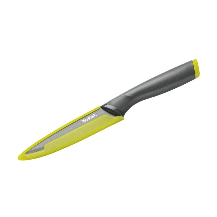 Tefal - Coltello universale in acciaio inox FRESH KITCHEN 12 cm grigio/verde