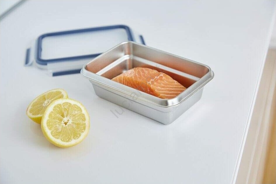 Contenitore per alimenti con coperchio Colore bianco - - 037GN-00X