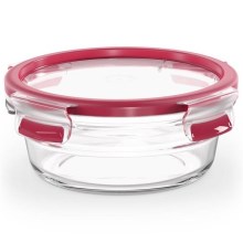 Tefal - Contenitore per alimenti 0,6 l MSEAL GLASS rosso/vetro