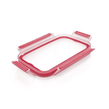 Tefal - Contenitore per alimenti 1,3 l MSEAL GLASS rosso/vetro